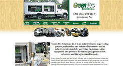Desktop Screenshot of greenprosolutions.com
